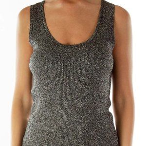 KAREN KANE - Silver Metallic Tank